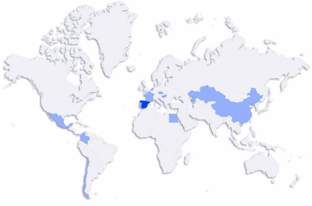 Thinkia global AI and innovation consultancy with offices in Spain, Portugal, France, Hungary, Czech Republic, Netherlands, Colombia, Mexico, Chile, Egypt, Kazakhstan and China